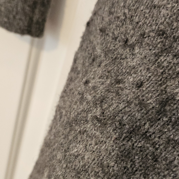 Moda International Gray Women's Long Cardigan Sweater - Picture 6 of 6